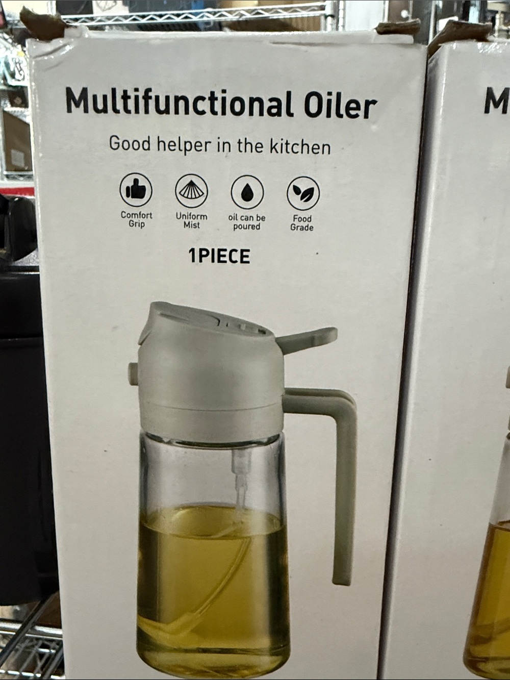 Multifunctional Oil Dispenser - Light Gray